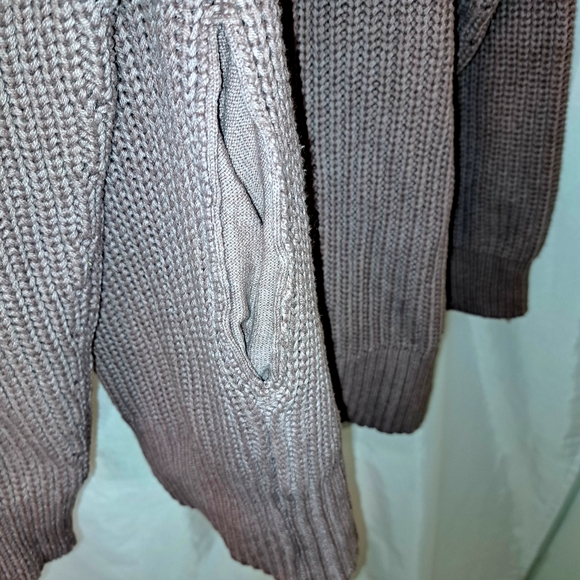 Elegant Knit Cardigan - Mauve - Picture 9 of 9